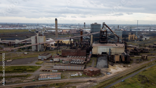 Photography The abandoned old steel furnace at Redcar