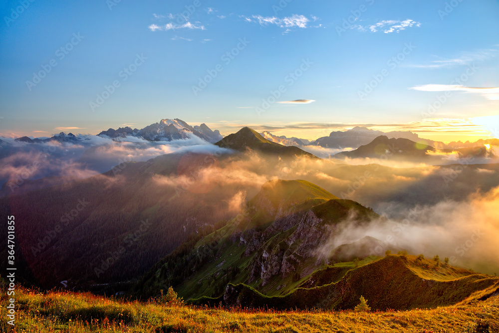 View from Passo Giau, Dolomites, Italy