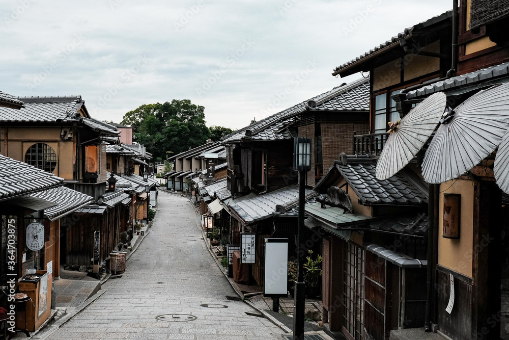 Naklejka premium 京都 清水寺 坂 KYOTO Kiyomizu-dera Temple