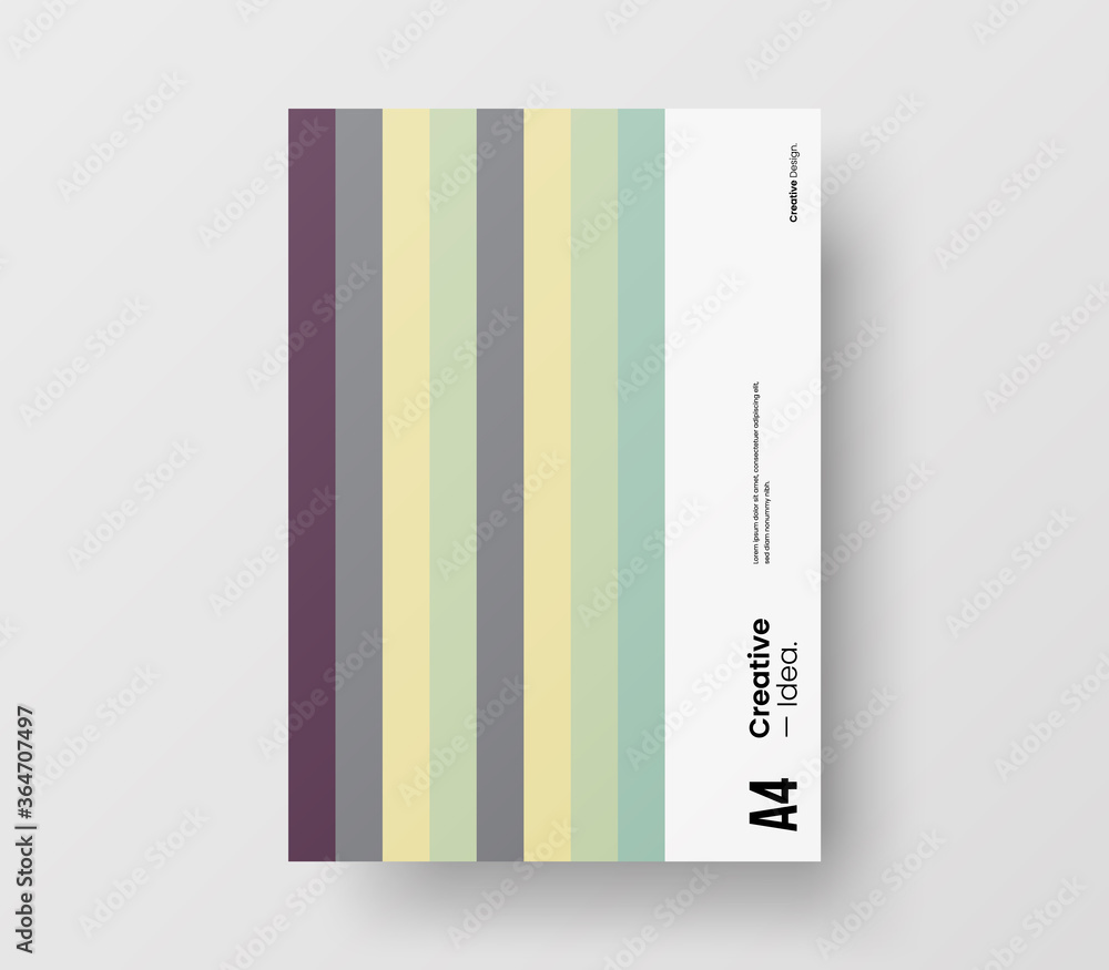 Amazing business presentation vector A4 vertical orientation front page mock up. Modern corporate report cover abstract geometric illustration design layout. Company identity brochure template. Amazing business presentation vector A4 vertical orientation front page mock up. Modern corporate report cover abstract geometric illustration design layout. Company identity brochure template.