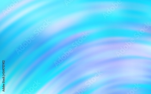 Light BLUE vector backdrop with curved lines. A shining illustration  which consists of curved lines. Colorful wave pattern for your design.