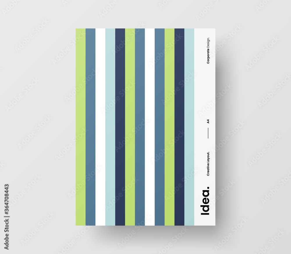 Amazing business presentation vector A4 vertical orientation front page mock up. Modern corporate report cover abstract geometric illustration design layout. Company identity brochure template. Amazing business presentation vector A4 vertical orientation front page mock up. Modern corporate report cover abstract geometric illustration design layout. Company identity brochure template.