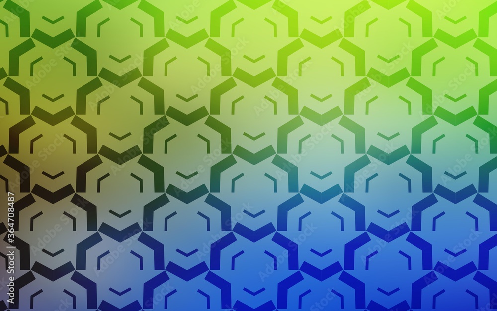 Light Blue, Green vector backdrop with bent lines. A circumflex abstract illustration with gradient. A completely new template for your design. Light Blue, Green vector backdrop with bent lines. A circumflex abstract illustration with gradient. A completely new template for your design.