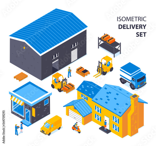 Isometric Delivery Storage Set
