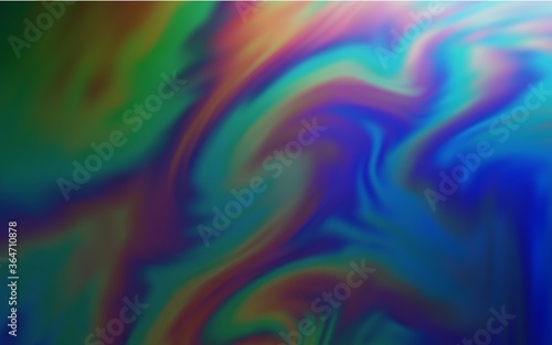 Dark Blue, Green vector colorful abstract background. A completely new colored illustration in blur style. Completely new design for your business.