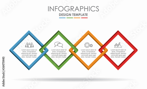 Infographic design template with place for your data. Vector illustration.