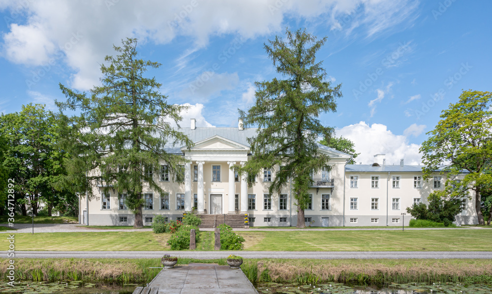 manor in  kernu estonia europe