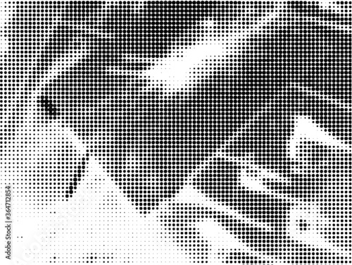 Halftone dots vector background texture