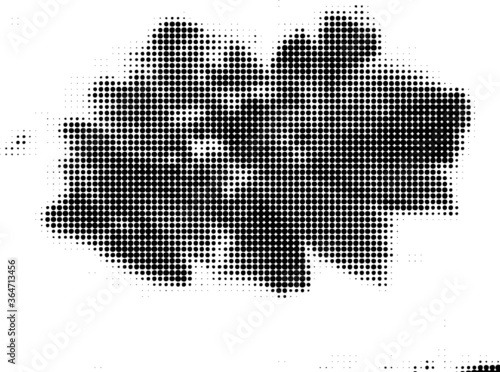 Halftone dots vector background texture