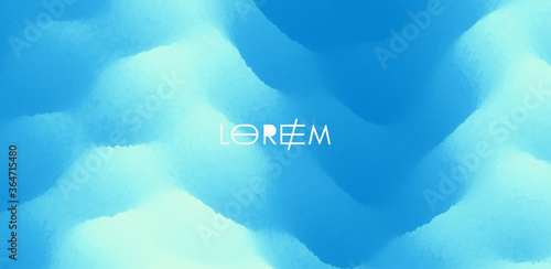 Abstract background with dynamic effect. Creative design with vibrant gradients. 3D vector Illustration.