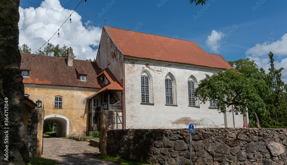 straupe castle church latvia europe