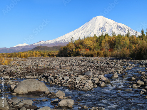 Volcano Ostry Tolbachik.( 3682m) Russia,Far East, Kamchatka Peninsula.