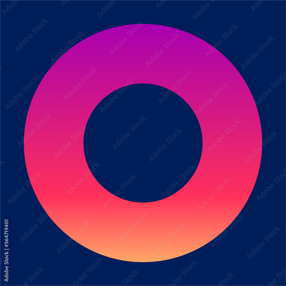 Abstract trendy modern purple-orange circle Abstract trendy modern purple-orange circle