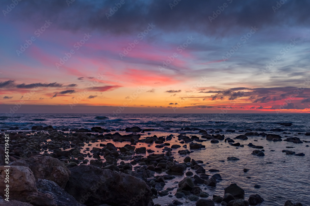 Scenic colorful sunset at the sea coast. Good for wallpaper or background image Radiant sea beach sunset Panoramic photo .Sunset sea horizon sky clouds. Sea sand beach
Scenic colorful sunset at the sea coast. Good for wallpaper or background image Radiant sea beach sunset Panoramic photo .Sunset sea horizon sky clouds. Sea sand beach