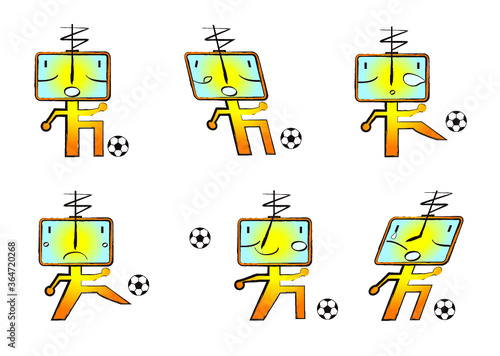 テレビ　サッカー　放送　電波　中継