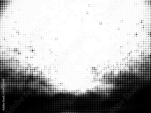 Halftone dots vector background texture