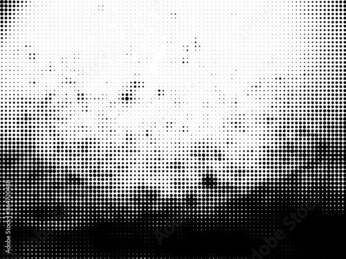 Halftone dots vector background texture