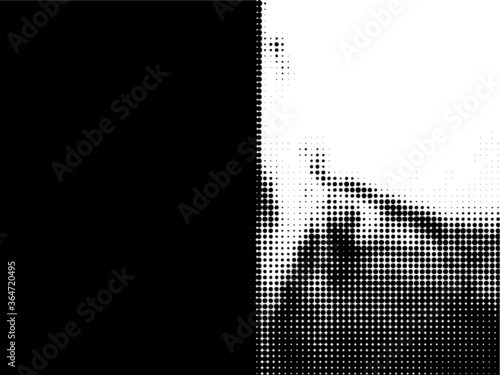 Halftone dots vector background texture