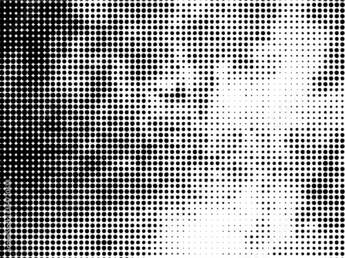 Halftone dots vector background texture