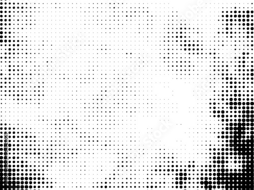 Halftone dots vector background texture