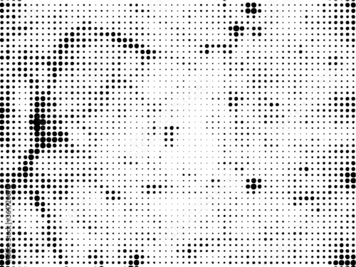 Halftone dots vector background texture