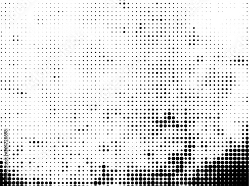 Halftone dots vector background texture