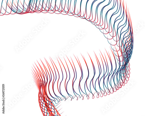 Abstract background blend wave line design for Wallpaper, Banner, Background, Card, Book Illustration, landing page