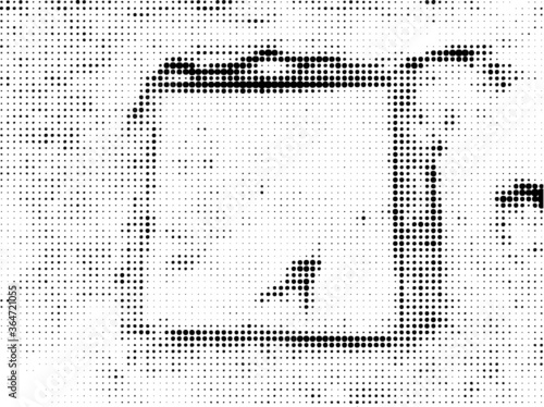 Halftone dots vector background texture