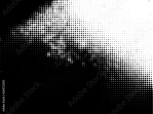 Halftone dots vector background texture
