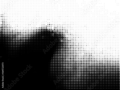 Halftone dots vector background texture