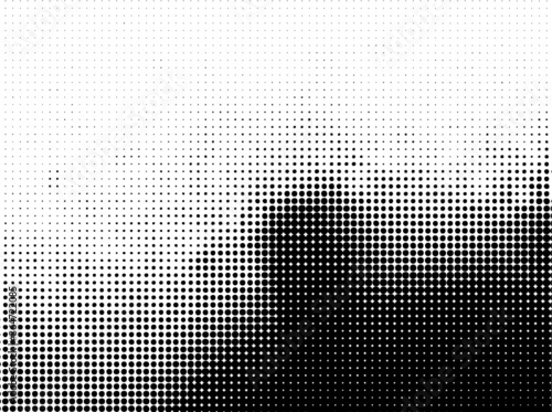 Halftone dots vector background texture