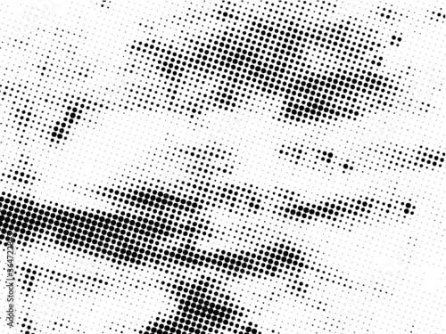 Halftone dots vector background texture