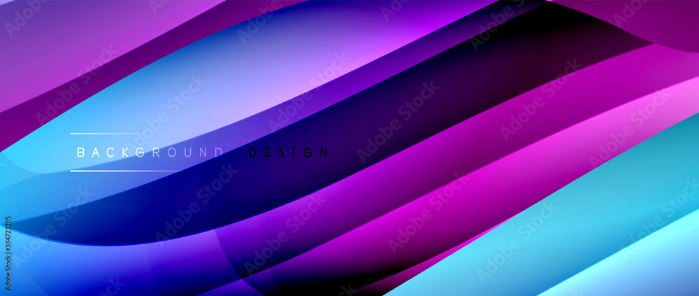Fluid gradient waves with shadow lines and glowing light effect, modern flowing motion abstract background for cover, placards, poster, banner or flyer Fluid gradient waves with shadow lines and glowing light effect, modern flowing motion abstract background for cover, placards, poster, banner or flyer
