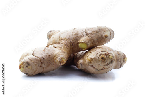 ginger on white background