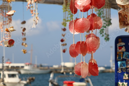 Décoration de coquillage nacre Grèce