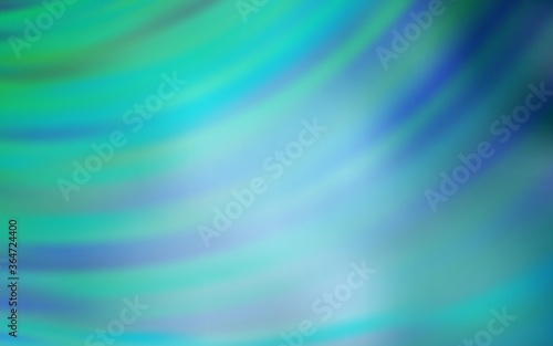 Light BLUE vector layout with wry lines. Geometric illustration in abstract style with gradient.  Colorful wave pattern for your design.