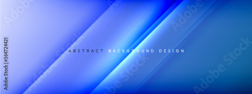 Motion concept neon shiny lines on liquid color gradients abstract backgrounds. Dynamic shadows and lights templates for text