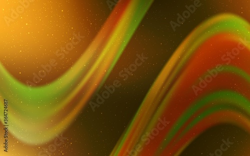 Dark Orange vector texture with milky way stars. Modern abstract illustration with Big Dipper stars. Pattern for futuristic ad, booklets.