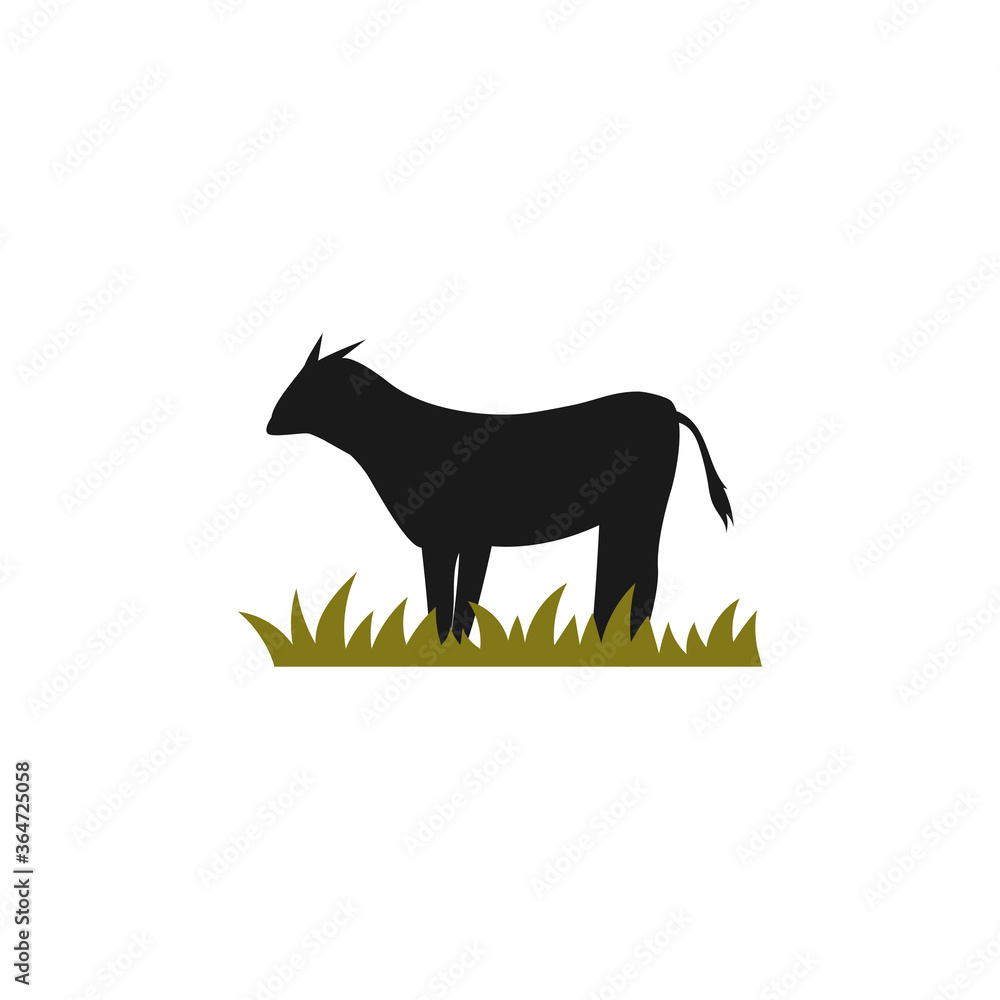Obraz premium goat vector design template illustration