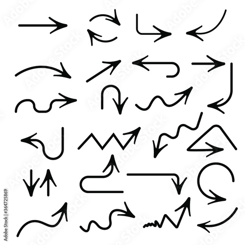  Set of black grunge hand drawn arrows isolated on white. Vector illustration FILE #: 251977591 Preview Crop Find Similar Set of black grunge hand drawn arrows isolated on white. Vector illustrat