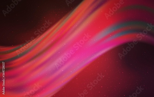 Light Pink, Red vector background with astronomical stars. Shining illustration with sky stars on abstract template. Pattern for astrology websites.