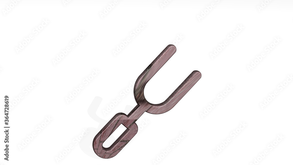 barbecue stick casting shadow with two lights. 3D illustration of metallic sculpture over a white background with mild texture. bbq and food barbecue stick casting shadow with two lights. 3D illustration of metallic sculpture over a white background with mild texture. bbq and food