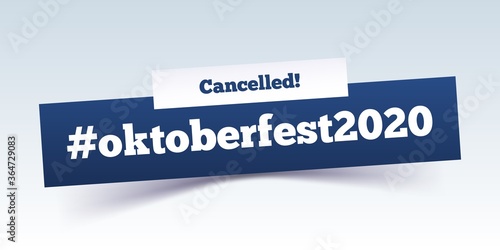 Oktoberfest 2020 cannot take place. Hashtag.