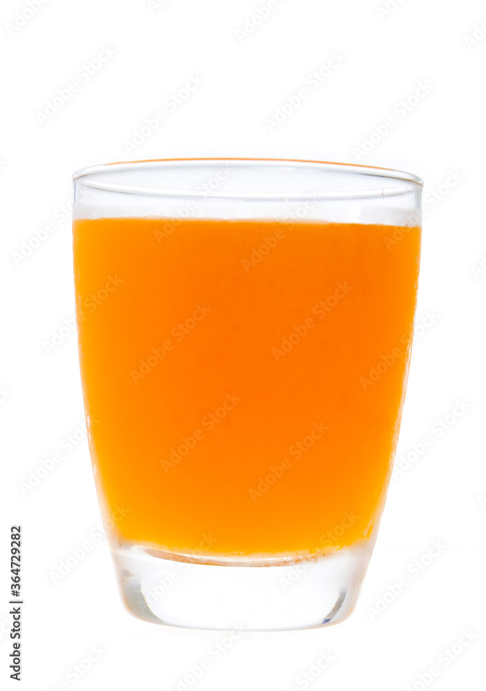 Full glass of orange juice isolated on white background Full glass of orange juice isolated on white background