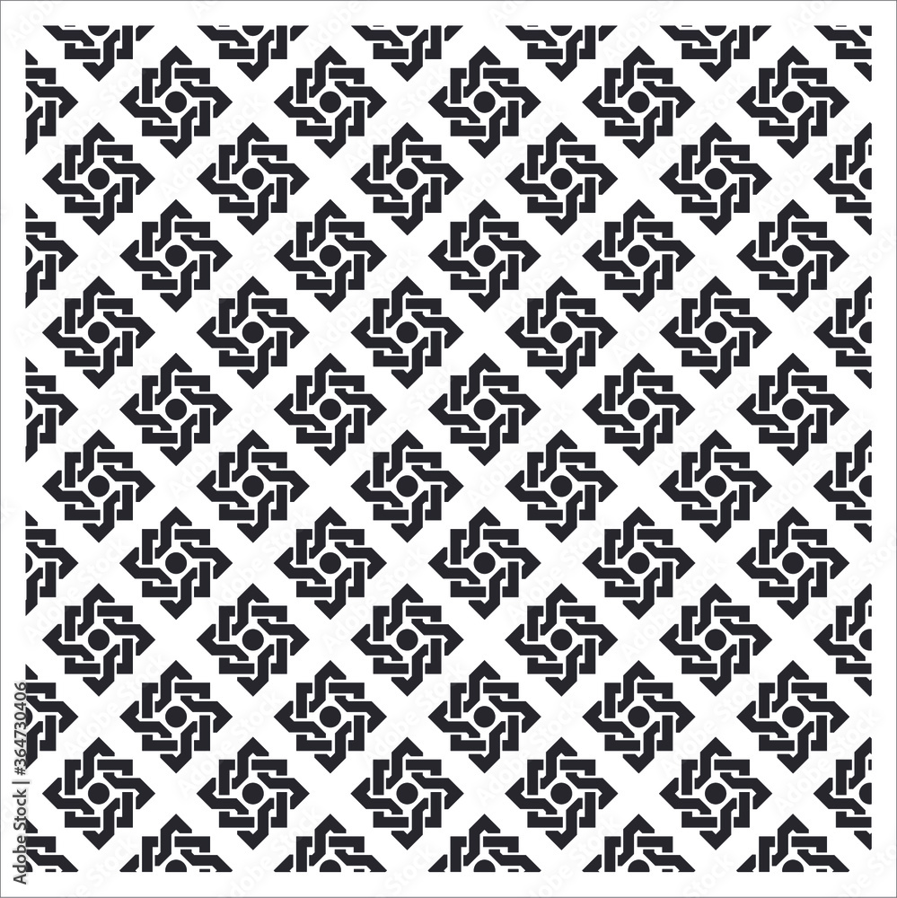 black and white seamless pattern for interior designer 