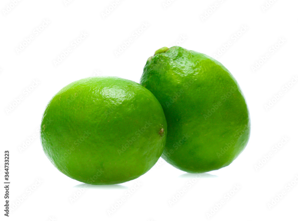 Lime isolated on white background Lime isolated on white background