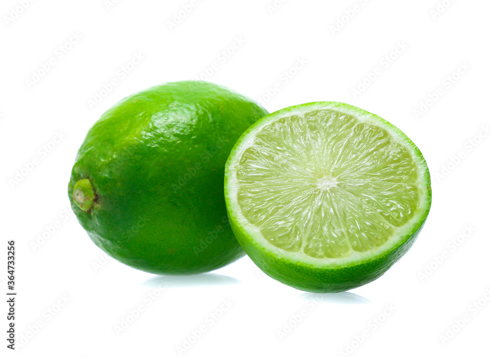 Lime isolated on white background Lime isolated on white background
