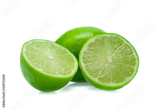 Lime isolated on white background