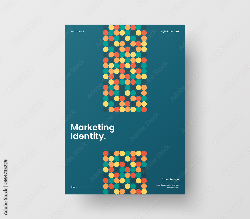 Amazing business presentation vector A4 vertical orientation front page mock up. Modern corporate report cover abstract geometric illustration design layout. Company identity brochure template. Amazing business presentation vector A4 vertical orientation front page mock up. Modern corporate report cover abstract geometric illustration design layout. Company identity brochure template.