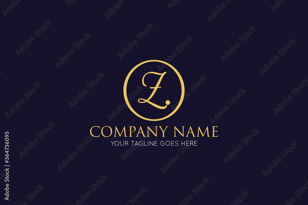 initial letter z luxury logo, icon, symbol vector illustration design template initial letter z luxury logo, icon, symbol vector illustration design template